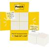 Post-it Transparent Sticky Notes, 3×3 in, 12 Pads/Pack, 36 Sheets/Pad, Sticks Securely and Removes Cleanly(Clear Transparent)