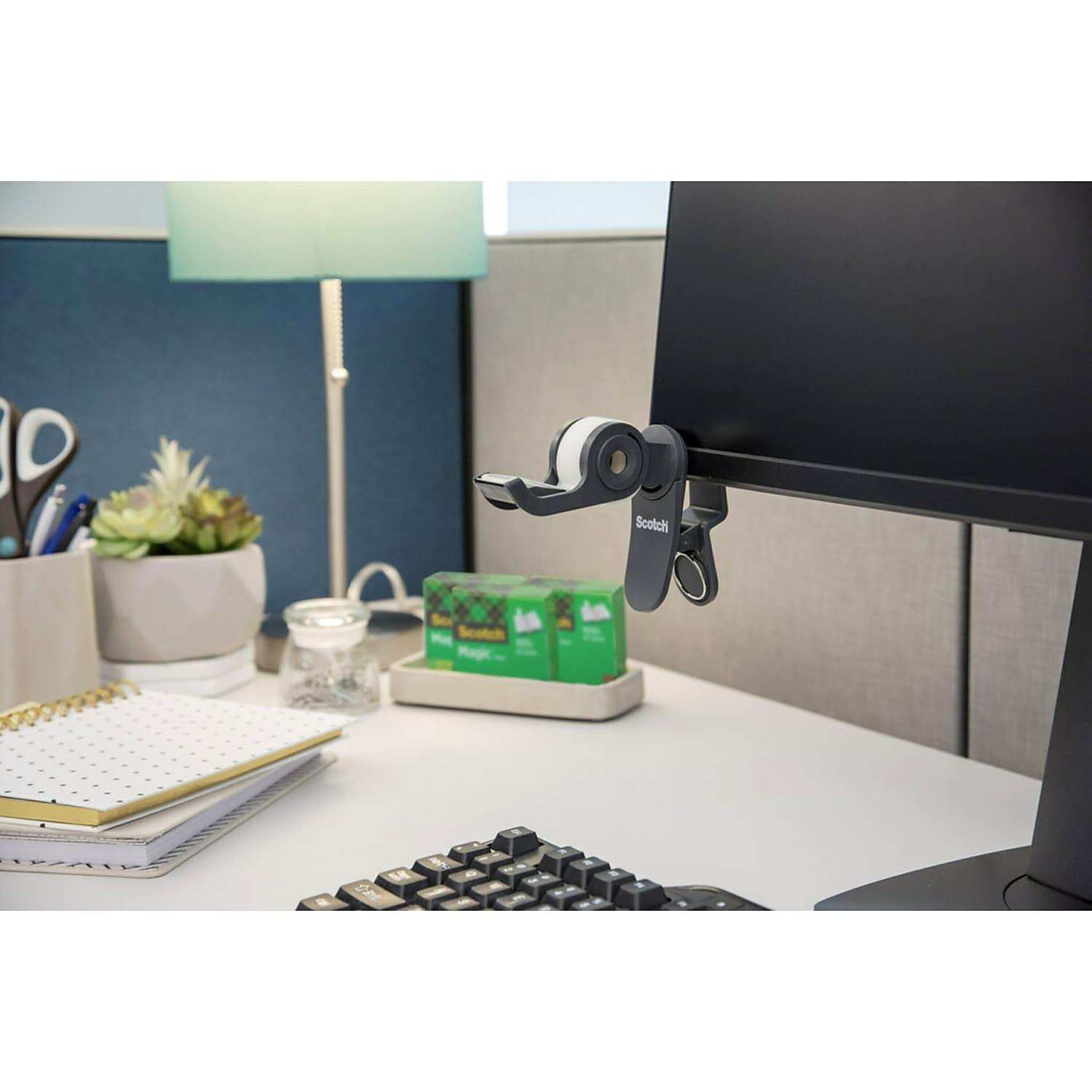 imageScotch Deluxe Desktop Tape Dispenser Black for 1 Inch Core Tapes C40Black