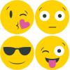 Post-it Printed Notes, 2 Pads/Pack, 30 Sheets/Pad, 3×3 in, Emoji Designs, 4 Alternating Faces (BC-2030-EMOJI)(2.9 in x 2.9 in  4 Pads (Pack of 2))