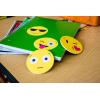Post-it Printed Notes, 2 Pads/Pack, 30 Sheets/Pad, 3×3 in, Emoji Designs, 4 Alternating Faces (BC-2030-EMOJI)(3 in x 3 in  2 Pads/Pack)