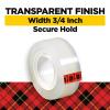 Scotch Transparent Tape, 1 Inch Core, Refills, 3/4 in. x 1,000 in., 24 Clear Tape Refill Rolls(12 Rolls)