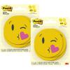 Post-it Printed Notes, 2 Pads/Pack, 30 Sheets/Pad, 3×3 in, Emoji Designs, 4 Alternating Faces (BC-2030-EMOJI)(2.9 in x 2.9 in  4 Pads (Pack of 2))