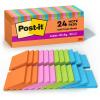 Post-it Super Sticky Notes, 24 Sticky Note Pads, 3 x 3 in., School Supplies, Office Products, Sticky Notes for Vertical Surfaces, Monitors, Walls and Windows, Energy Boost Collection(3 in x 3 in)