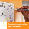 Post-it Dry Erase Whiteboard Film Surface for Walls, Doors, Tables, Chalkboards, Whiteboards, and More, Removable, Stain-Proof, Easy Installation, 3 ft x 2 ft Roll (DEF3x2)(3 ft x 2 ft)