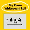 Post-it Dry Erase Whiteboard Film Surface for Walls, Doors, Tables, Chalkboards, Whiteboards, and More, Removable, Stain-Proof, Easy Installation, 3 ft x 2 ft Roll (DEF3x2)(48″W x 48″H)