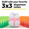 Post-it Pop-up Note Dispenser Cat Design 3×3 in 1 Dispenser/Pack (CAT-330 White)(Cat Dispenser)
