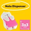 Post-it Pop-up Note Dispenser Cat Design 3×3 in 1 Dispenser/Pack (CAT-330 White)(Cat Dispenser)