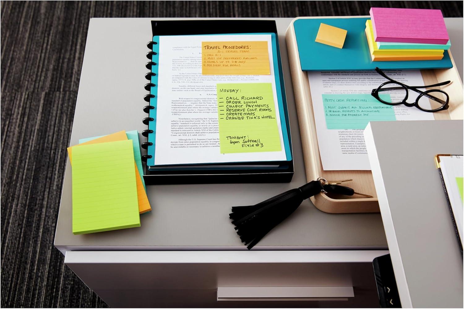 imagePostit Mini Notes 1 38 x 1 78 in 24 Pads Americas 1 Favorite Sticky Notes Poptimistic Postit Notes Power Pink Aqua Blue Vital Orange Neon Green Guava PinkNotes