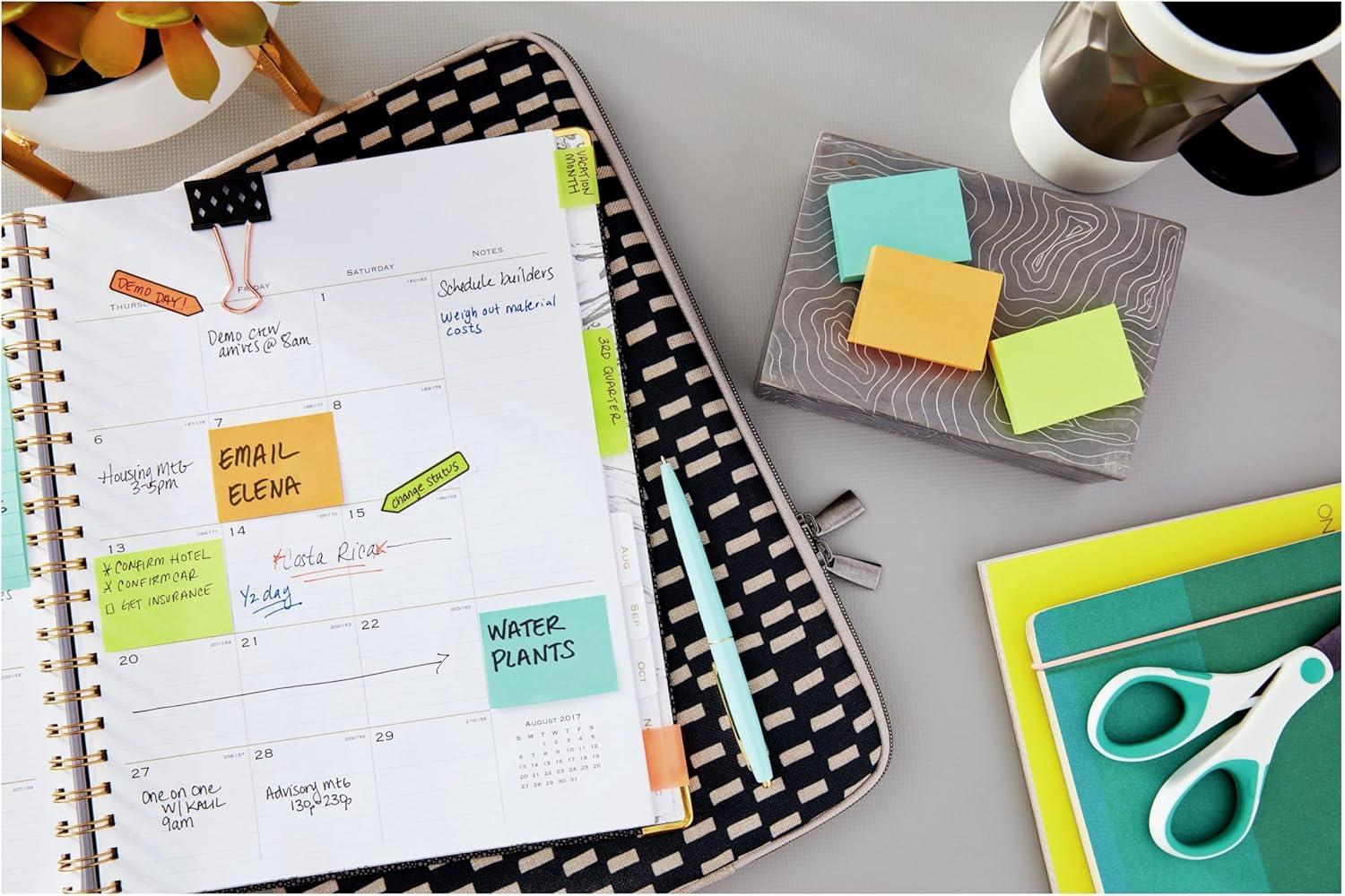 imagePostit Mini Notes 1 38 x 1 78 in 24 Pads Americas 1 Favorite Sticky Notes Poptimistic Postit Notes Power Pink Aqua Blue Vital Orange Neon Green Guava PinkNotes
