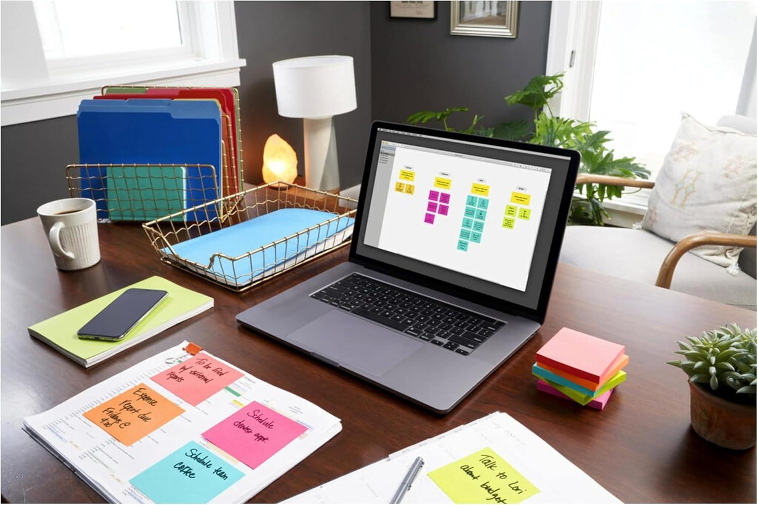 imagePostit Mini Notes 1 38 x 1 78 in 24 Pads Americas 1 Favorite Sticky Notes Poptimistic Postit Notes Power Pink Aqua Blue Vital Orange Neon Green Guava PinkNotes