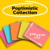 Post-it Mini Notes, 1 3/8 x 1 7/8 in, 24 Pads, America’s #1 Favorite Sticky Notes, Poptimistic Post-it Notes, Power Pink, Aqua Blue, Vital Orange, Neon Green, Guava Pink(2 Pack)