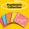 Post-it Mini Notes, 1 3/8 x 1 7/8 in, 24 Pads, America’s #1 Favorite Sticky Notes, Poptimistic Post-it Notes, Power Pink, Aqua Blue, Vital Orange, Neon Green, Guava Pink(Notes)