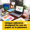 Post-it Mini Notes, 1 3/8 x 1 7/8 in, 24 Pads, America’s #1 Favorite Sticky Notes, Poptimistic Post-it Notes, Power Pink, Aqua Blue, Vital Orange, Neon Green, Guava Pink(3 Pack)