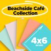 Post-it Notes, 4 in x 6 in, 5 Lined Sticky Note Pads, 100 Sheets per Pad, Beachside Café Collection, School Supplies and Office Products(6.1″ x 4.9″)