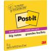 Post-it Super Sticky Big Notes, 11 in x 11 in, 1 Pad, 2X The Sticking Power, Yellow, Recyclable (BN11)(1)