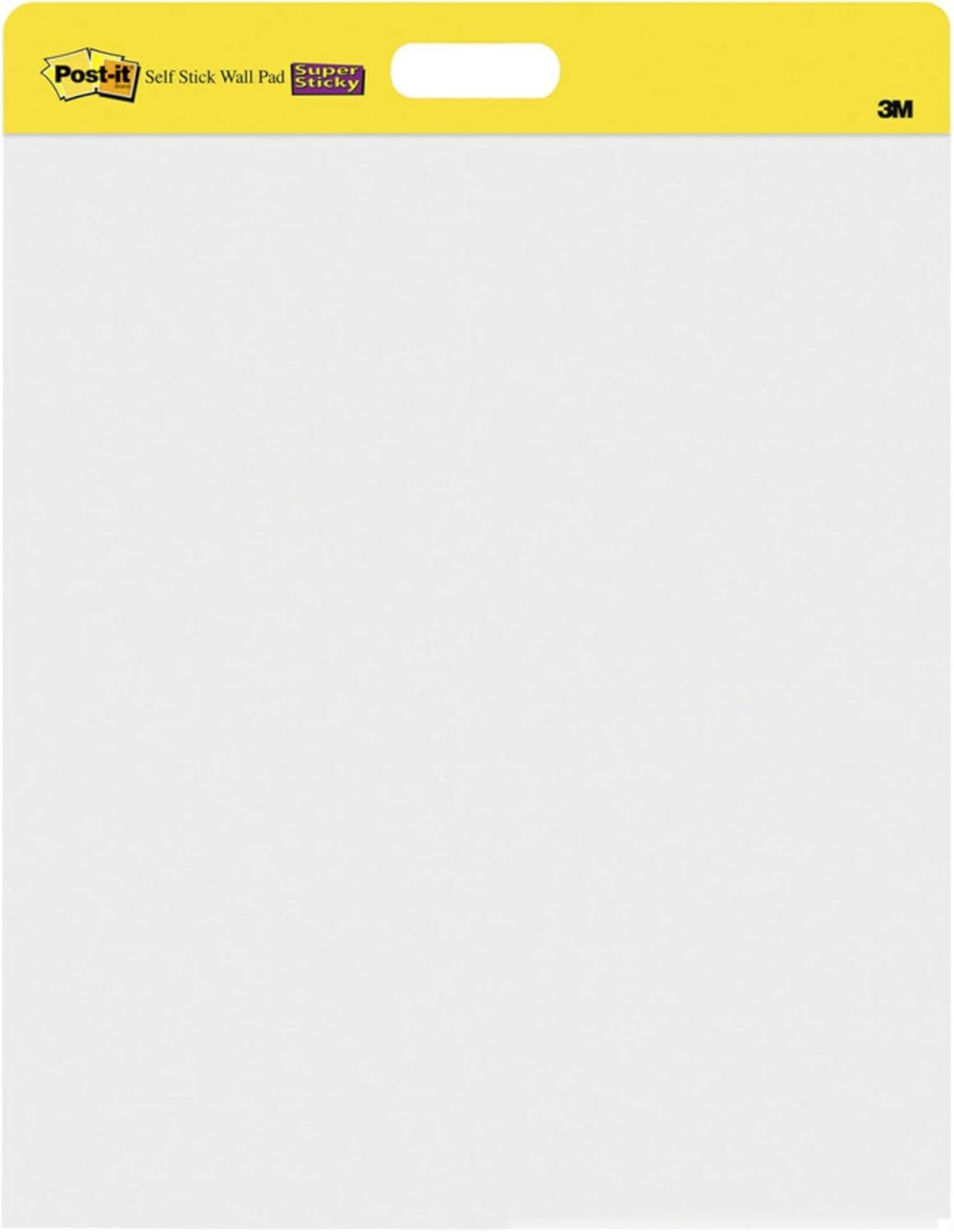image:image3M Postit Easel Pad 20 in x 23 in White 20 SheetsPad 2 PadsPk Mounts to surfaces with Command Strips included 566