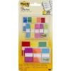 Post-it Flags Combo Pack, 4 On-The-Go Dispensers/Pack, 120 .94 in Wide and 200 .47 in Wide Flags, Assorted Colors (683-XL1)(0.2″ x 4.2″ (Pack of 12))