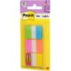 Post-it Tabs, 1 in Solid, Aqua, Yellow, Pink, Red, Green, Orange, 6/Color, 36/Dispenser (686-ALOPRYT)(0.4″ x 2.8″ (36 Count  Pack of 2))