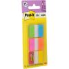Post-it Tabs, 1 in Solid, Aqua, Yellow, Pink, Red, Green, Orange, 6/Color, 36/Dispenser (686-ALOPRYT)(0.4″ x 2.8″ (36 Count  Pack of 2))