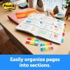 Post-it Tabs, 1 in Solid, Aqua, Yellow, Pink, Red, Green, Orange, 6/Color, 36/Dispenser (686-ALOPRYT)(0.4″ x 2.8″ (36 Count  Pack of 2))