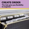 Post-it Tabs, .625 in Solid, Aqua, Lime, Yellow, Red, 10/Color, 40/Dispenser (676-ALYR)(0.4″ x 2.8″)