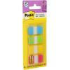 Post-it Tabs, .625 in Solid, Aqua, Lime, Yellow, Red, 10/Color, 40/Dispenser (676-ALYR)(0.4″ x 2.8″ (Pack of 2))