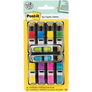Post-it Flags Value Pack, 35/Dispenser, 8 Dispensers/Pack, 47 in Wide, Assorted Colors, Includes 48 Free Arrow Flags (683-VAD1)(1/2 in. X 1-1/2 in. (Pack of 12))