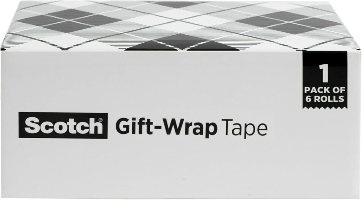image:imageAmerican Greetings GiftWrap Bundle Reversible Birthday Wrapping Paper Balloons and Confetti 4 Rolls 120 sq ft and Scotch GiftWrap Tape 6 Rolls 34 in x 650 in