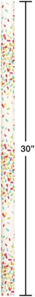image:imageAmerican Greetings GiftWrap Bundle Reversible Birthday Wrapping Paper Balloons and Confetti 4 Rolls 120 sq ft and Scotch GiftWrap Tape 6 Rolls 34 in x 650 in