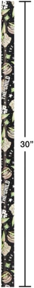 image:imageScotch GiftWrap Bundle GiftWrap Tape 6 Rolls 34 in x 650 in and American Greetings Star Wars Mandalorian Wrapping Paper 1 Roll 75 sq ftTape Wrapping Paper