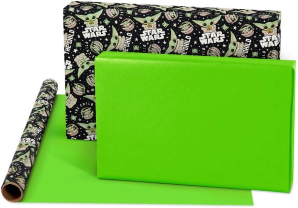 image:imageScotch GiftWrap Bundle GiftWrap Tape 6 Rolls 34 in x 650 in and American Greetings Star Wars Mandalorian Wrapping Paper 1 Roll 75 sq ftTape Wrapping Paper