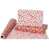 American Greetings Gift-Wrap Bundle Reversible Wrapping Paper, Happy Birthday Lettering and Stars, 1 Jumbo Roll, 175 sq. ft. and Scotch Gift-Wrap Tape, 2 Rolls, 3/4 in. x 600 in.