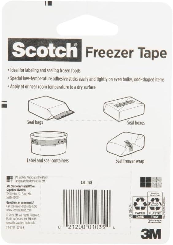 image:imageScotch Freezer Tape 075 in x 1000 in 6 Rolls