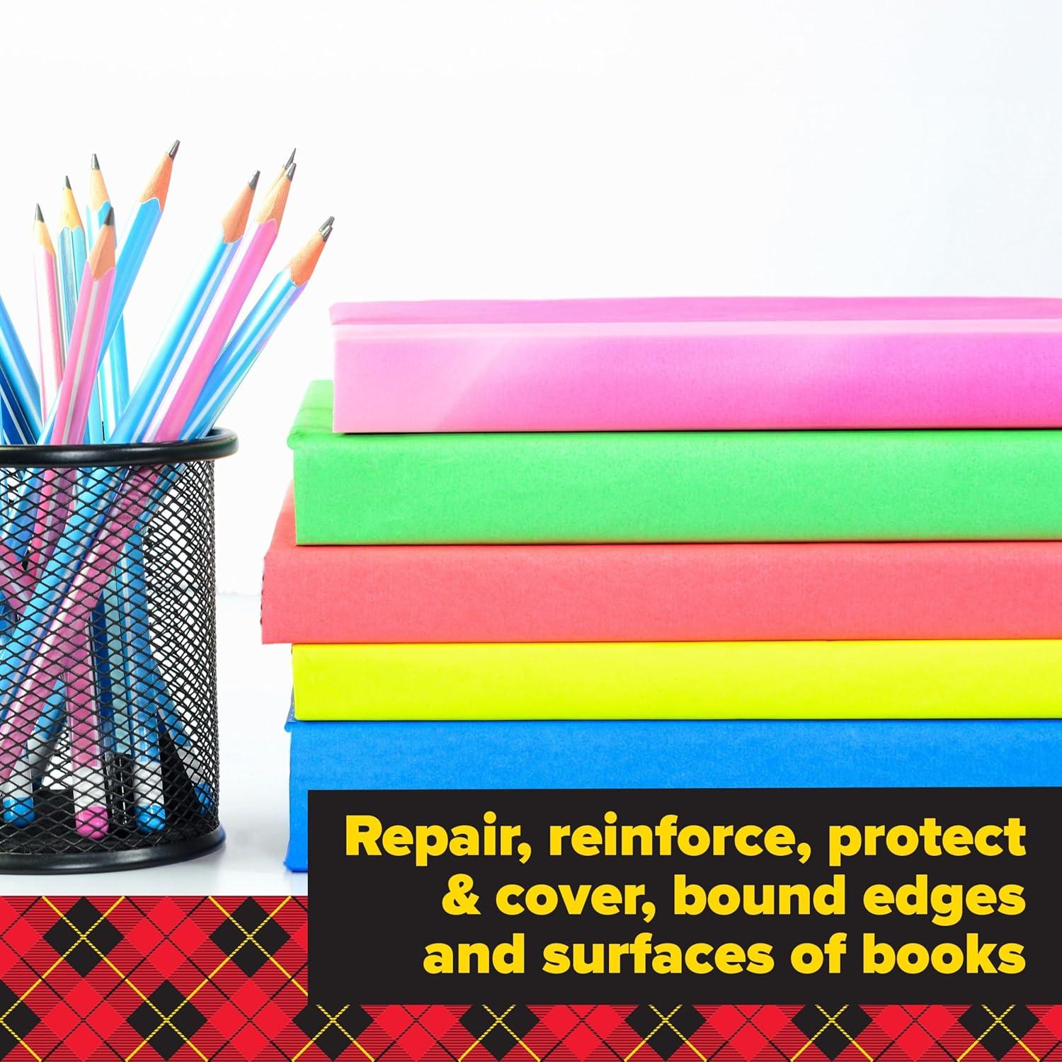 image:imageScotch Book Tape 15 in x 540 in 1 RollPack Excellent for Repairing Reinforcing Protecting and Covering 845150