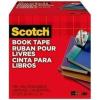 Scotch Book Tape, 4 in x 540 in, Excellent for Repairing, Reinforcing Protecting, and Covering (845-400)(4 Inches x 15 Yards (Pack of 8))