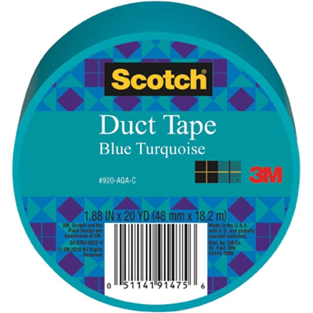 image:imageScotch Duct Tape 188 in x 20 yd Aqua 6 Pack 920AQAC