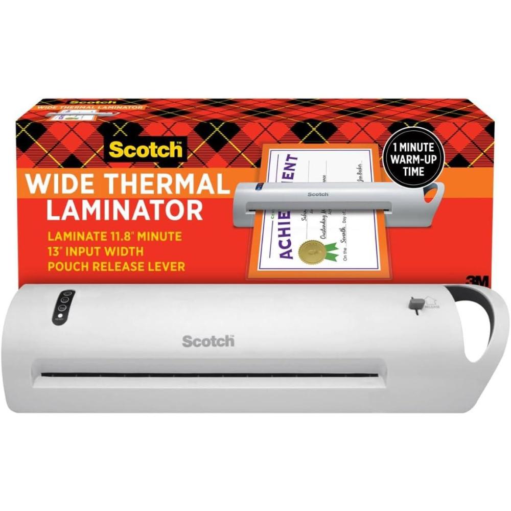 image:imageScotch Thermal Laminator Extra Wide 13 Inch Input Ideal for Teachers Small Offices or Home TL1302XScotch TL1302X Thermal Laminator