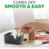 Scotch Desktop Tape Dispenser, Black, 2.7 in. x 2.7 in. x 6.4 in., 3 Tape Dispensers(3-Pack)