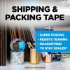 Scotch Heavy Duty Packaging Tape, 1.88″ x 38.2 yd, Designed for Packing, Shipping and Mailing, Strong Seal on All Box Types, 3″ Core, Clear, 3 Rolls (3850S-3)(6)