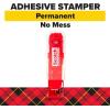Scotch Permanent Double-Sided Adhesive Stamper, Perfect for Crafts, Scrapbook Supplies, Junk Journal Supplies, Mess-Free, Photo Safe, 0.27 in x 21 ft, 1 Stamper