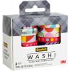 Scotch Washi Tape, Geo Madness Design, 8 Rolls, Great for Bullet Journaling, Scrapbooking and DIY Décor (C1017-8-P18)