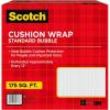 Scotch Cushion Wrap, Bubble Cushion Wrap for Packing, Moving, & Mailing, 12 Inches x 175 Feet
