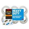 Scotch Heavy Duty Packaging Tape, 1.88″ x 38.2 yd, Designed for Packing, Shipping and Mailing, Strong Seal on All Box Types, 3″ Core, Clear, 3 Rolls (3850S-3)(6)