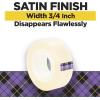 Scotch Gift Wrap Tape, Clear, 0.75 in. x 1000 in., 3 Rolls Tape Refills