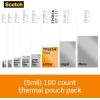 Scotch Thermal Laminating Pouches, 8.9 x 11.4-Inches, 5 mil thick, 100-Pack (TP5854-100) and Scotch PRO Thermal Laminator, 2 Roller System (TL906) Bundle