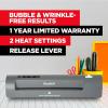 Scotch Thermal Laminator (TL901X) and 50 Scotch Dry Erase Thermal Laminating Pouches | Letter Size | Clear Professional Finish