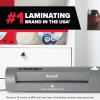 Scotch Thermal Laminator (TL901X) and 50 Scotch Dry Erase Thermal Laminating Pouches | Letter Size | Clear Professional Finish