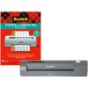 Scotch Thermal Laminator (TL901X) and 50 Scotch Dry Erase Thermal Laminating Pouches | Letter Size | Clear Professional Finish