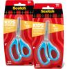 Scotch 5″ Blunt Kid Scissors, Ideal for School and At-Home Crafting Projects (1441B) (Color may vary)(5″ (Pack of 2))